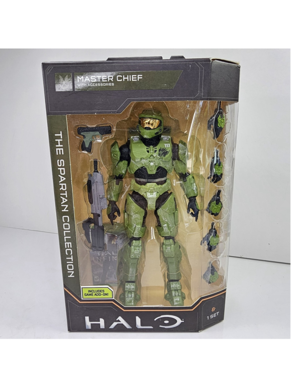 SEALED Halo The Spartan Collection Master Chief Action Figure - New, HLW0018